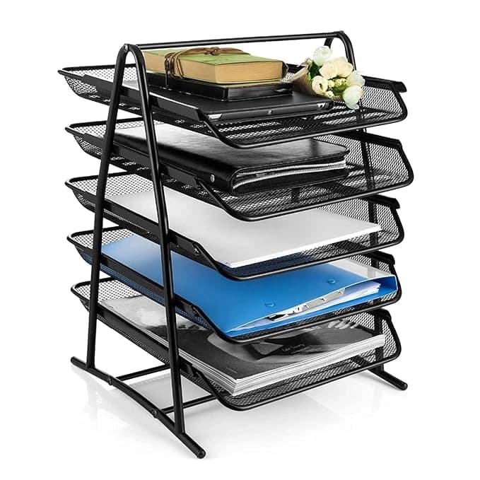 JB9 Mesh Wire - 5 Tyre Document Tray preview 1