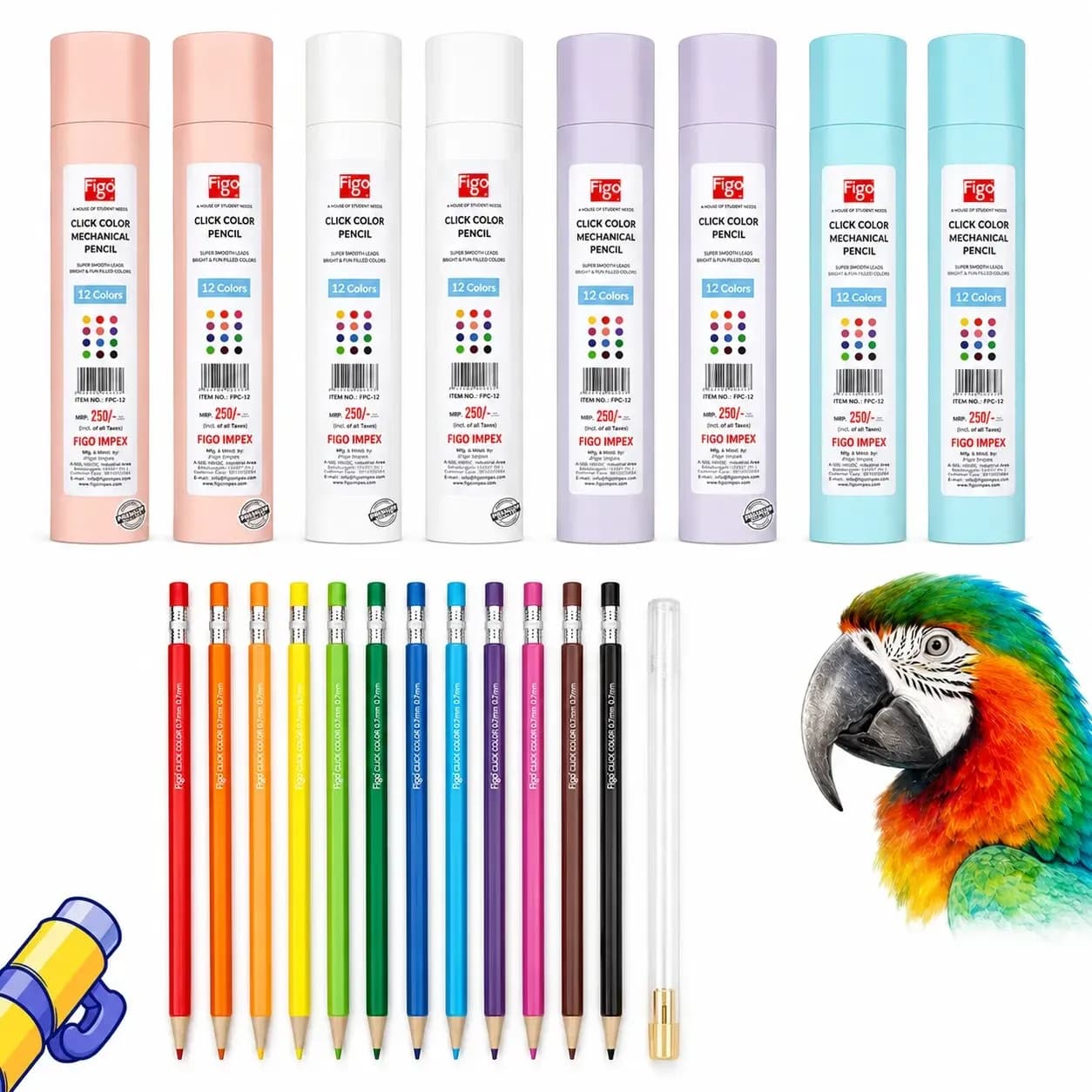 FIGO 10 Color Pencil Set