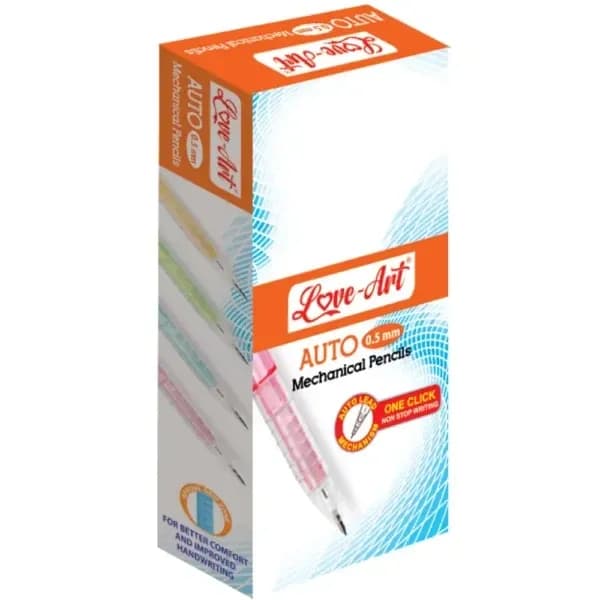 Love Art  Auto Mechanical Pencil 0.5MM With Lead Pack preview 1