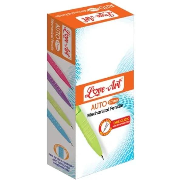 Love Art Auto Mechanical Pencil 0.7MM With Lead Pack preview 1
