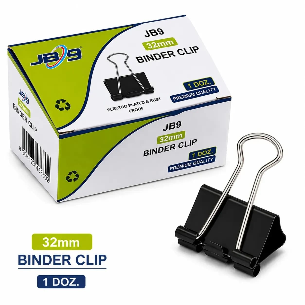 JB9 32mm Binder Clip